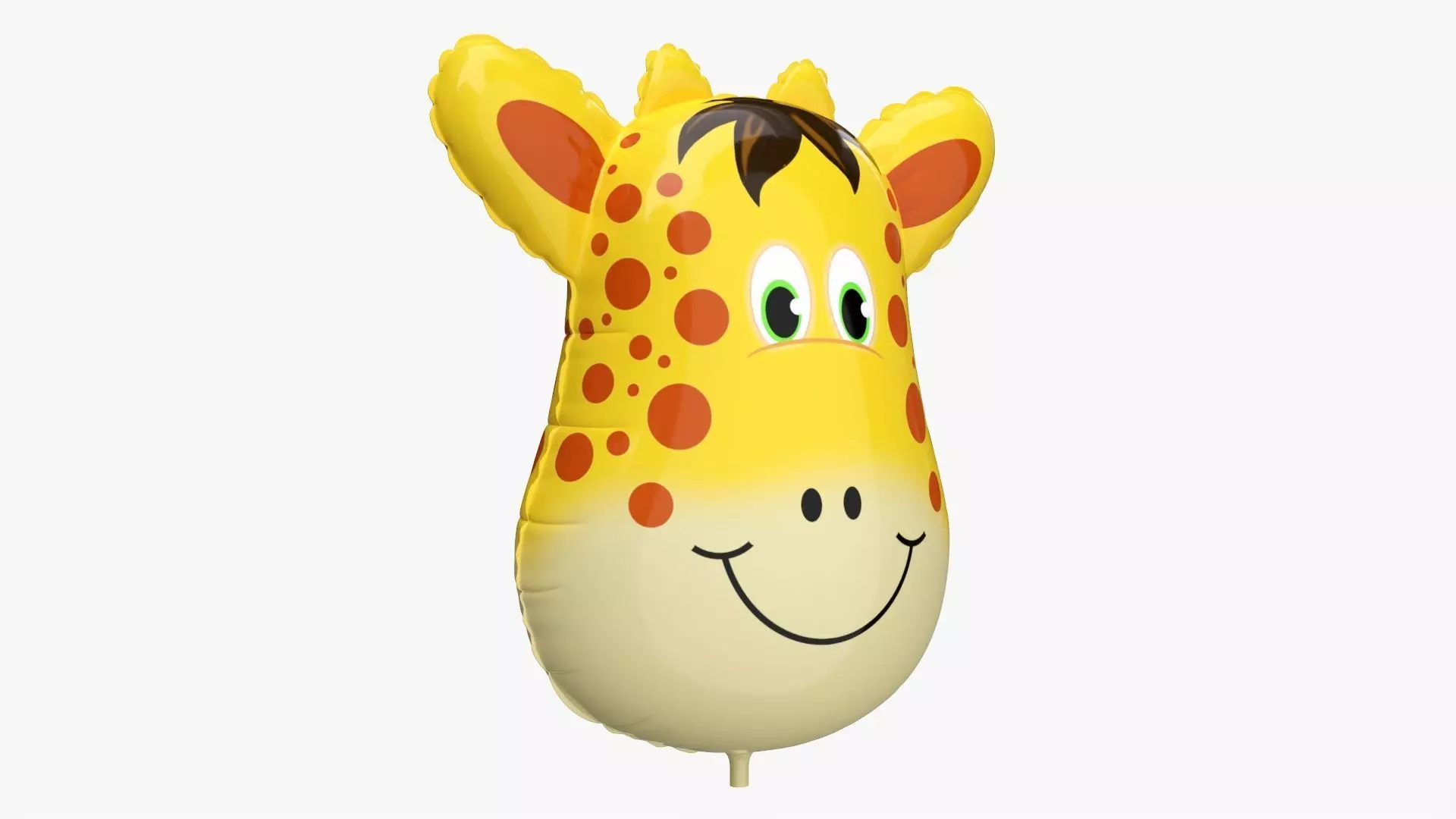 Foil decoration balloon 04 Giraffe 3D model_0