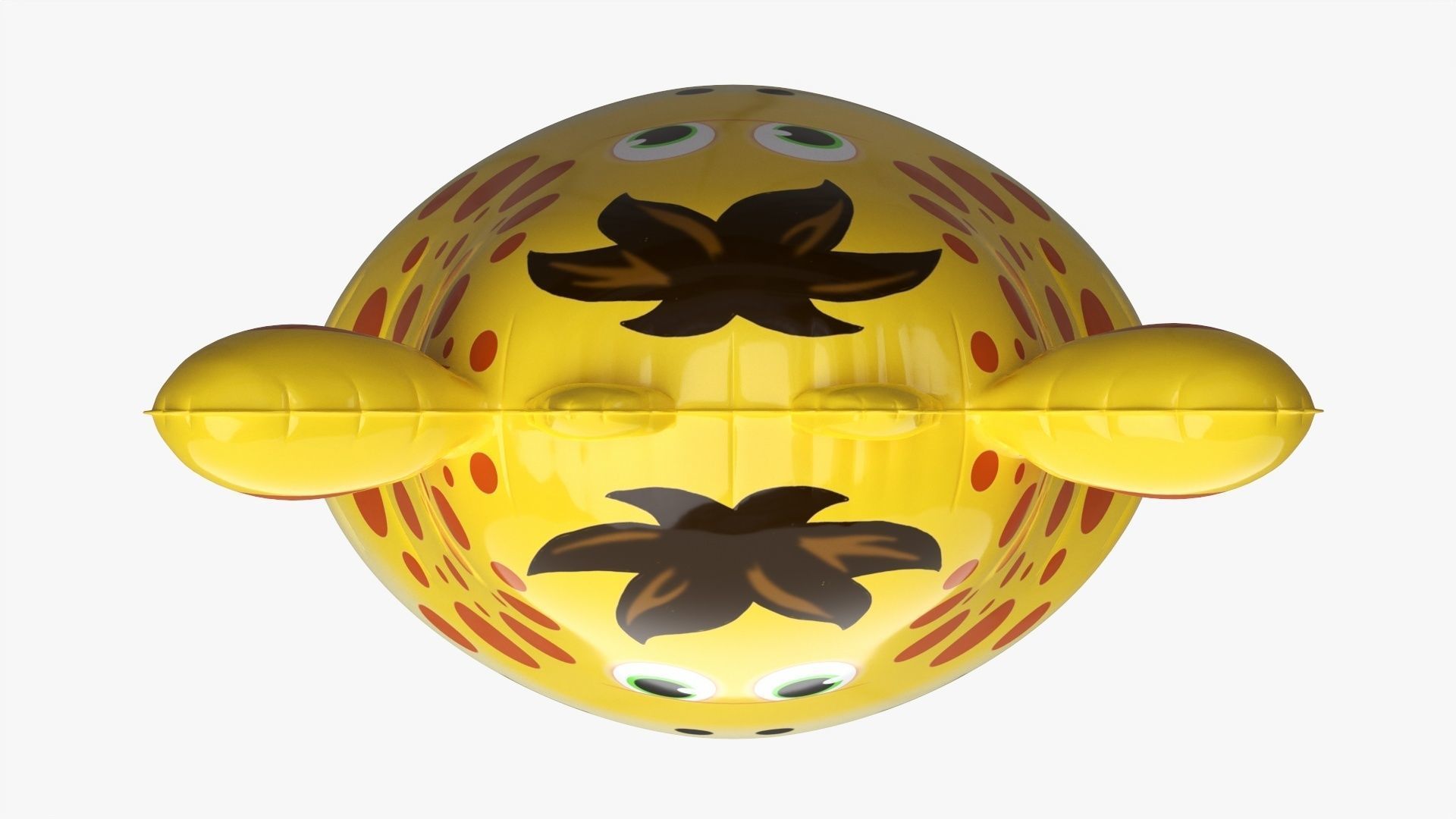 Foil decoration balloon 04 Giraffe 3D model_5