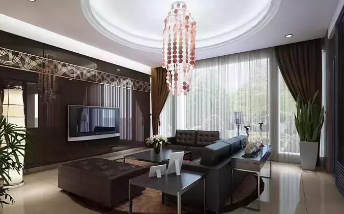 Living Room 001 By Disa