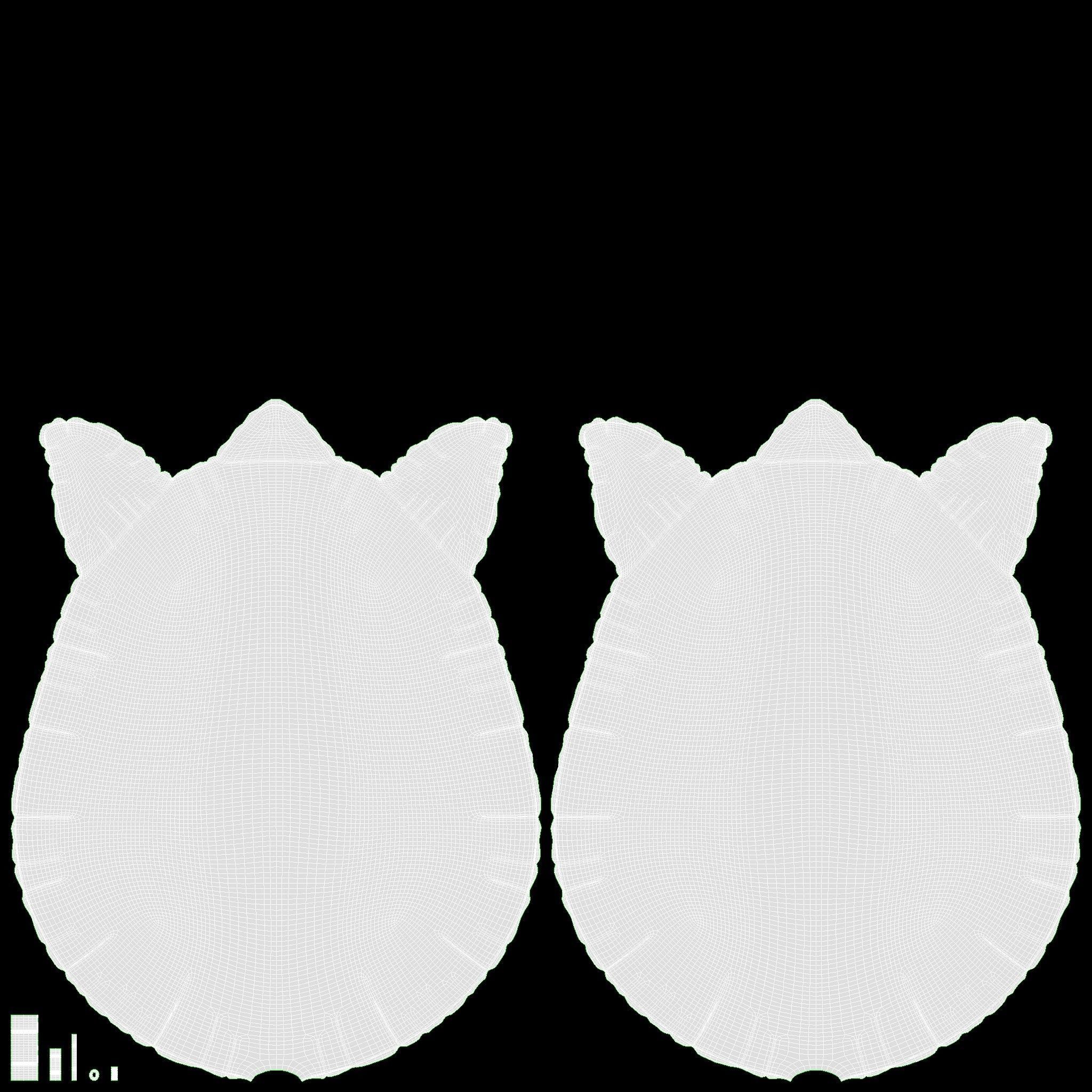 Foil decoration balloon 05 Zebra 3D model_12