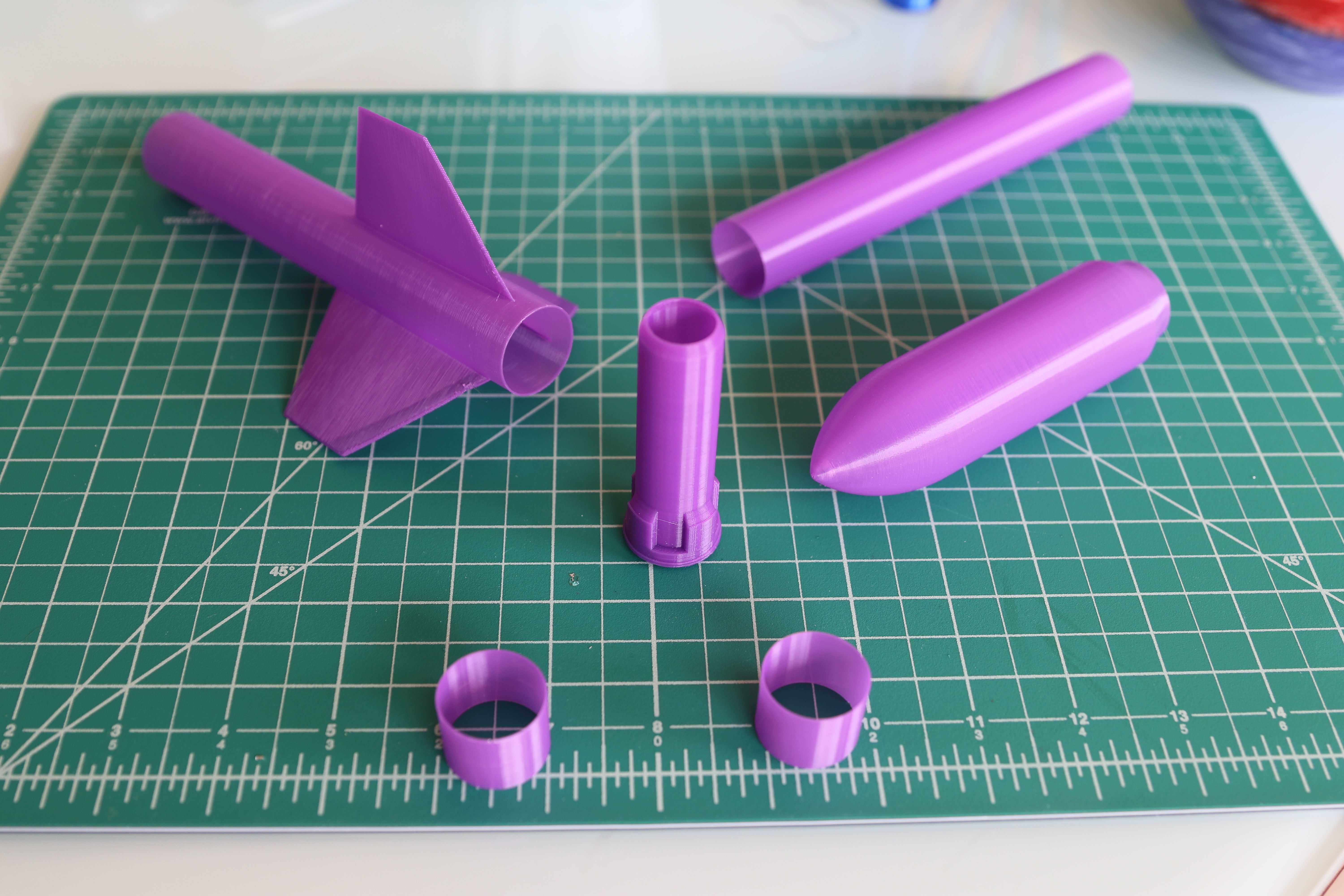Fully Functional 3D Printed Rocket 3D print model_1