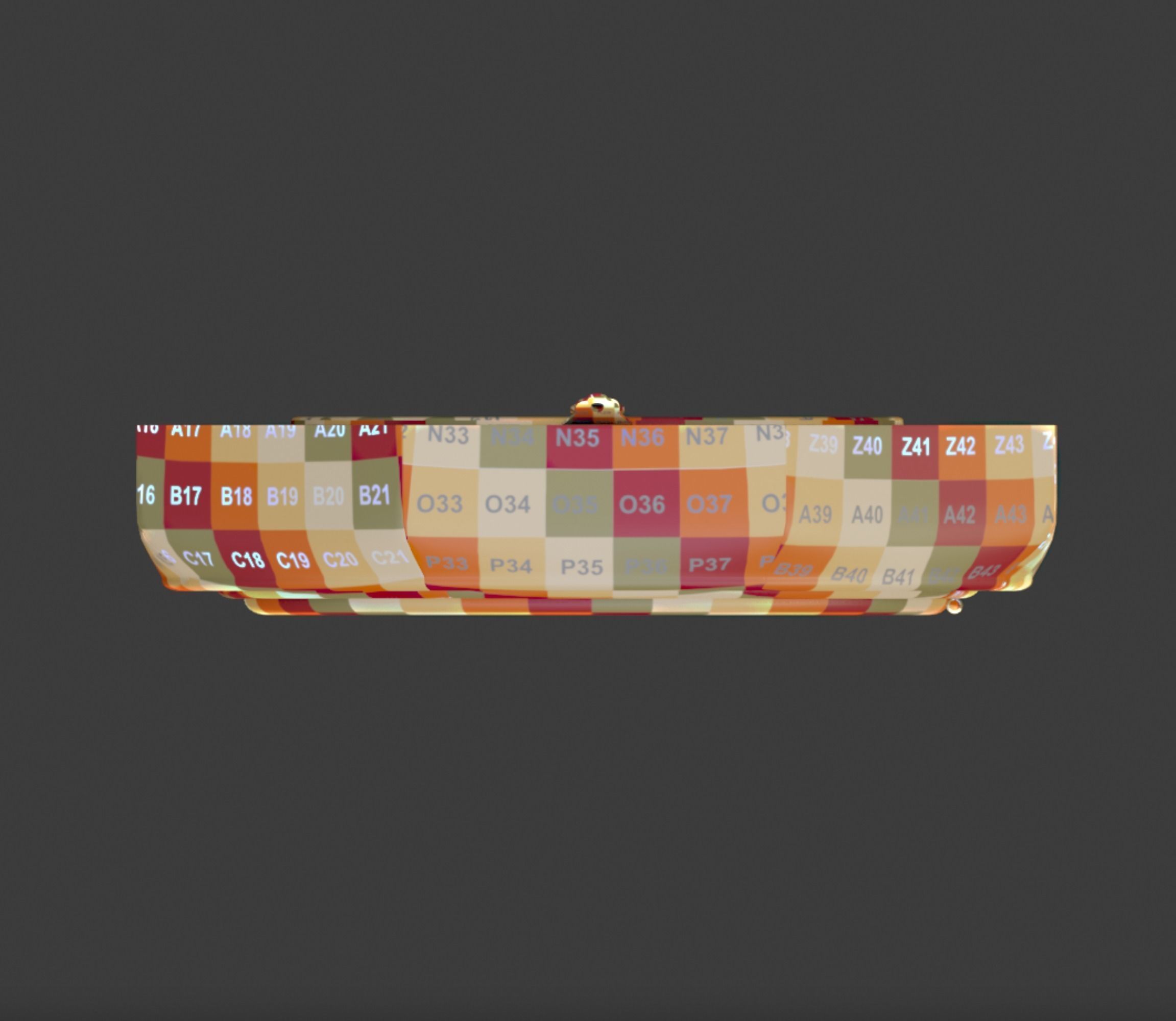 Vintage wall clock 3D model_15