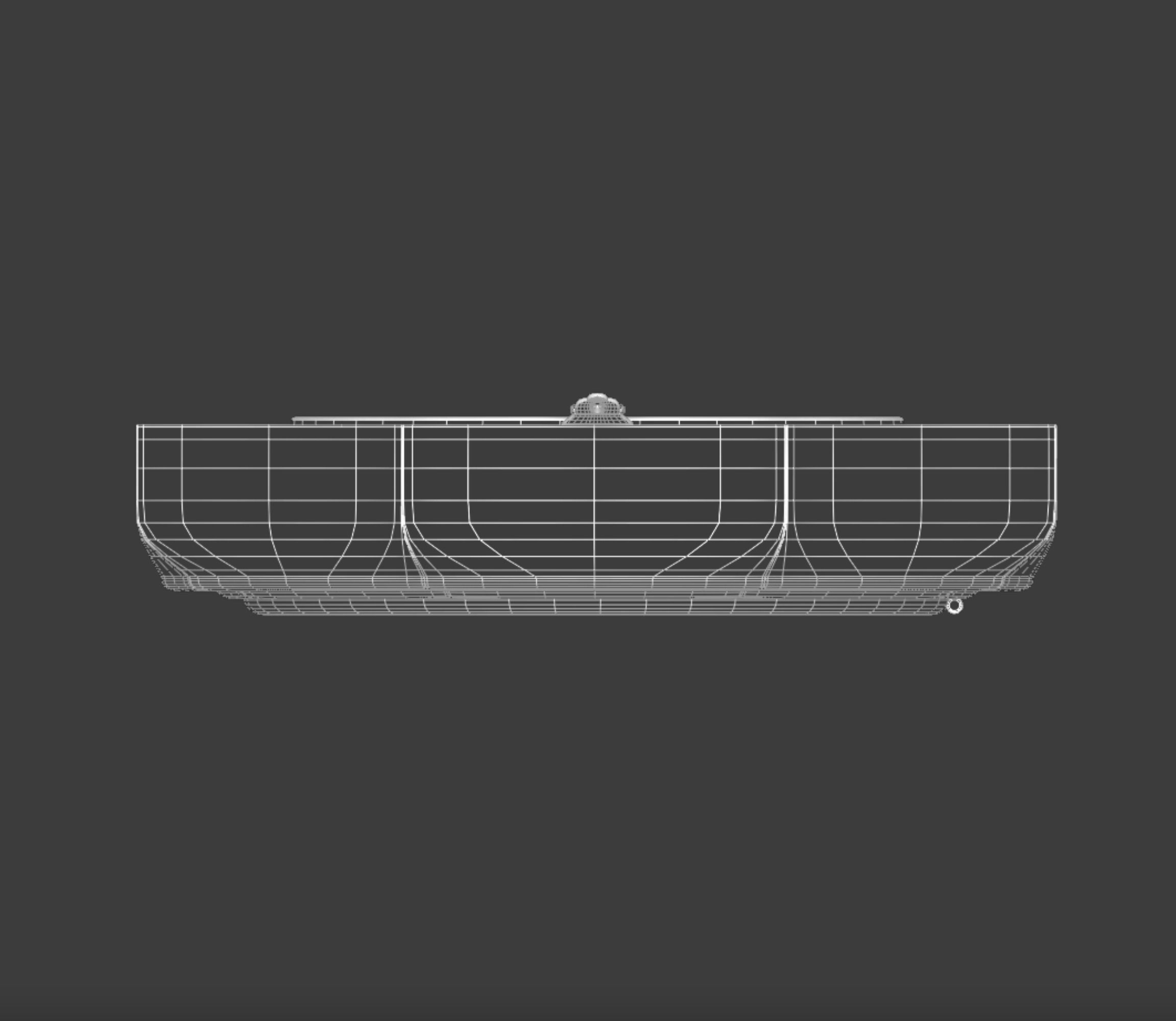 Vintage wall clock 3D model_16