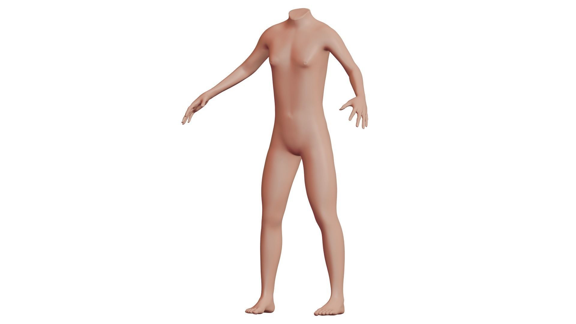 Character 21 High and Low-poly -  Body male 3D model_2