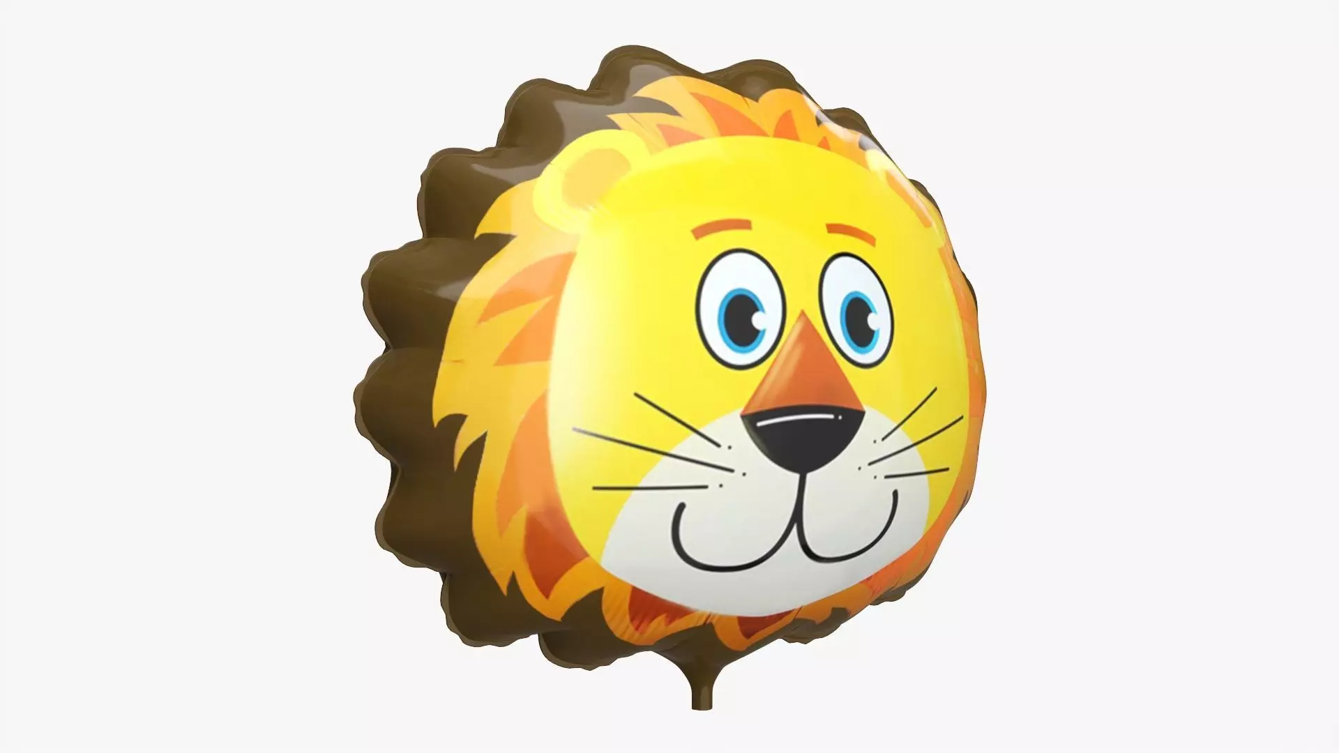 Foil decoration balloon 07 Lion 3D model_0