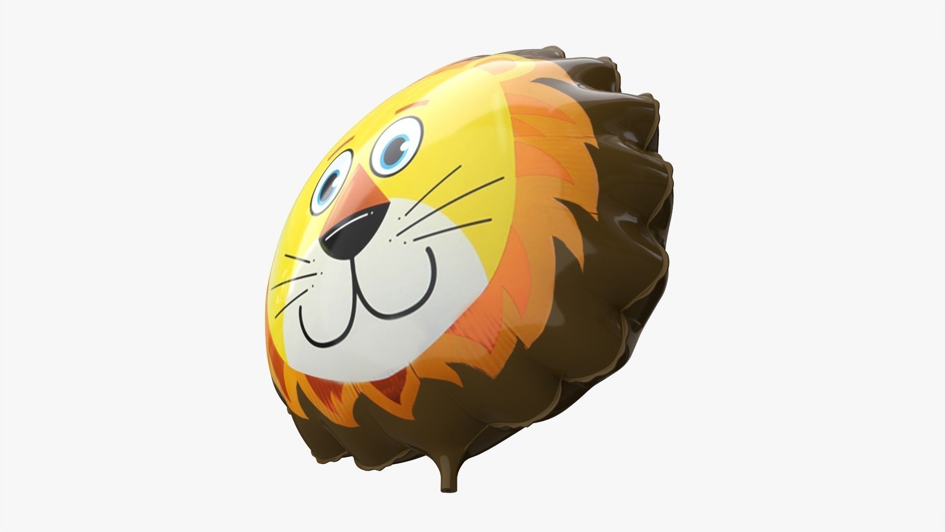 Foil decoration balloon 07 Lion 3D model_1