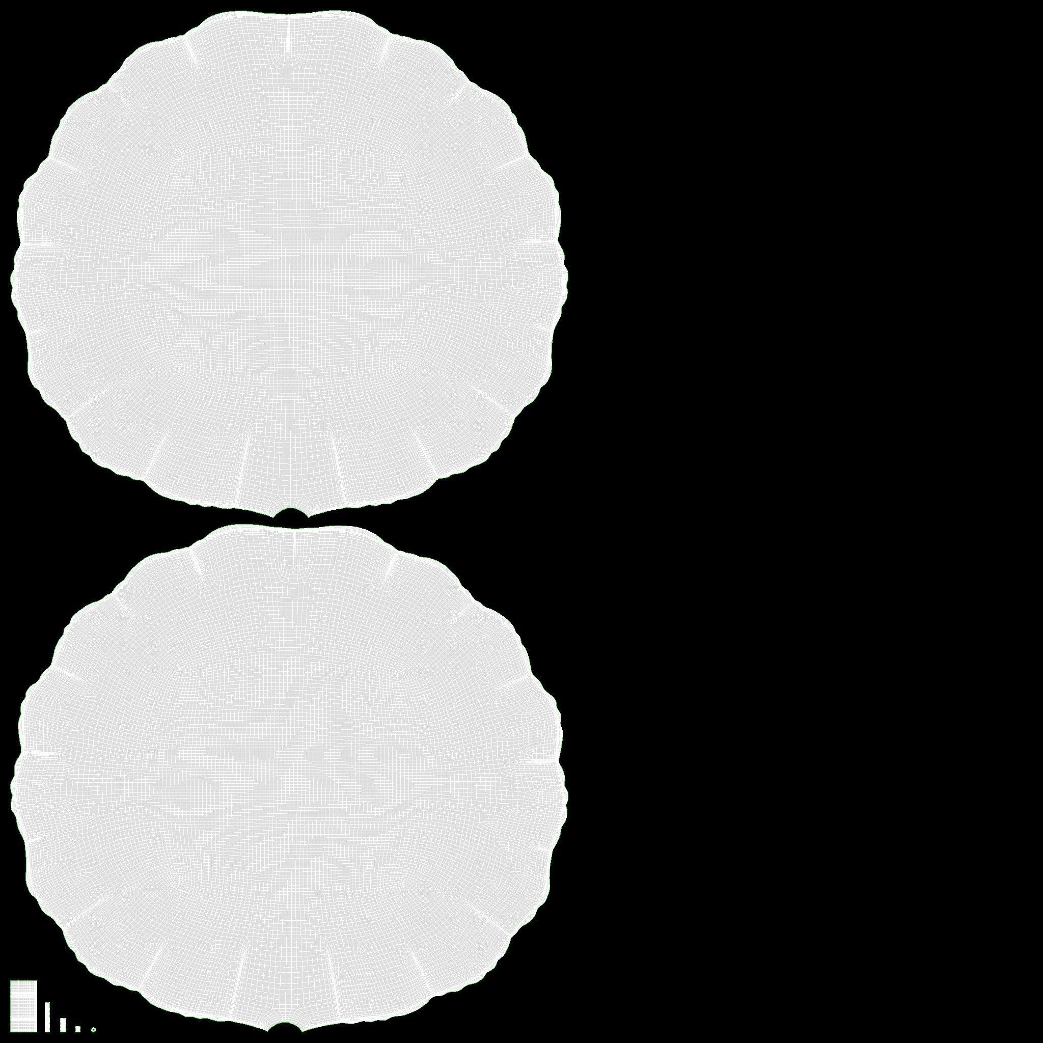 Foil decoration balloon 07 Lion 3D model_12