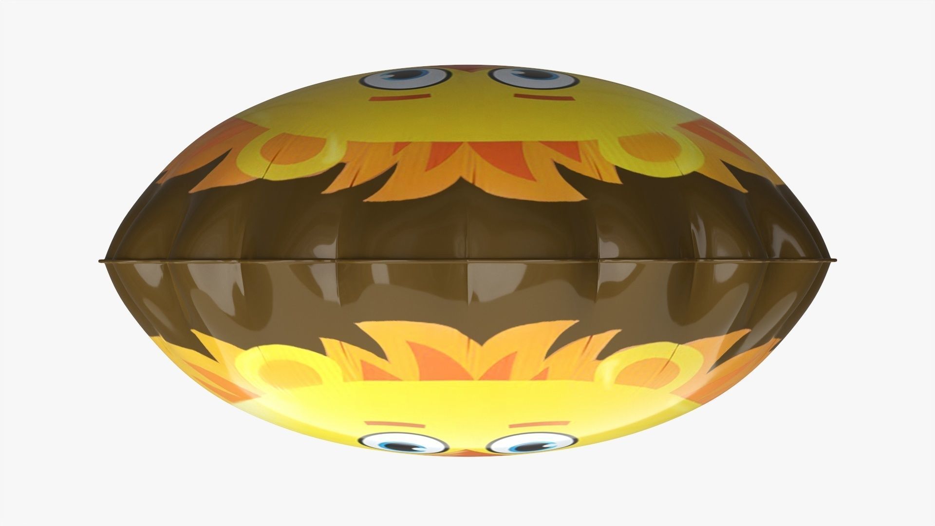 Foil decoration balloon 07 Lion 3D model_5