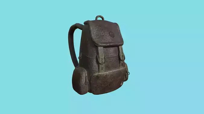 Rust Leather Backpack - Character Fashion Design