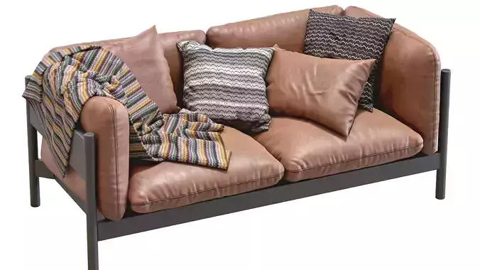 Arbour Leather sofa by HAY