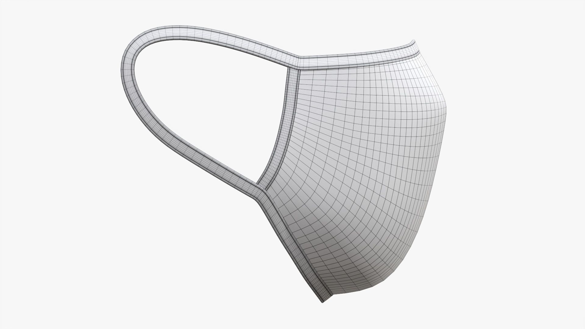 Fabric face mask 03 3D model_13