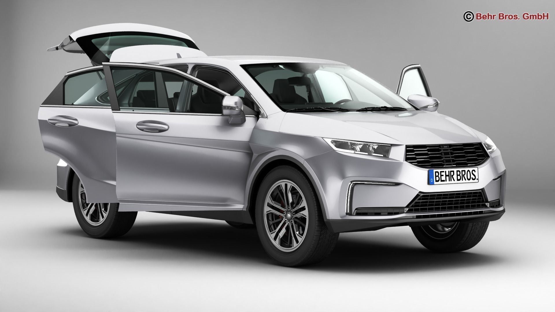 Generic SUV 3 3D model_2