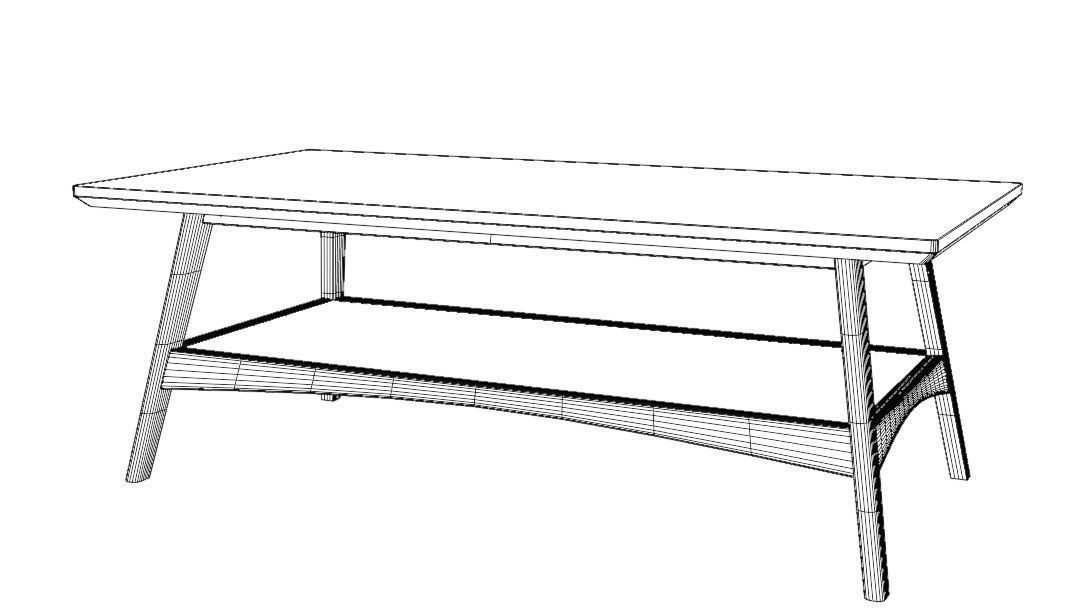 Coffee Table 3d model 3D model_4