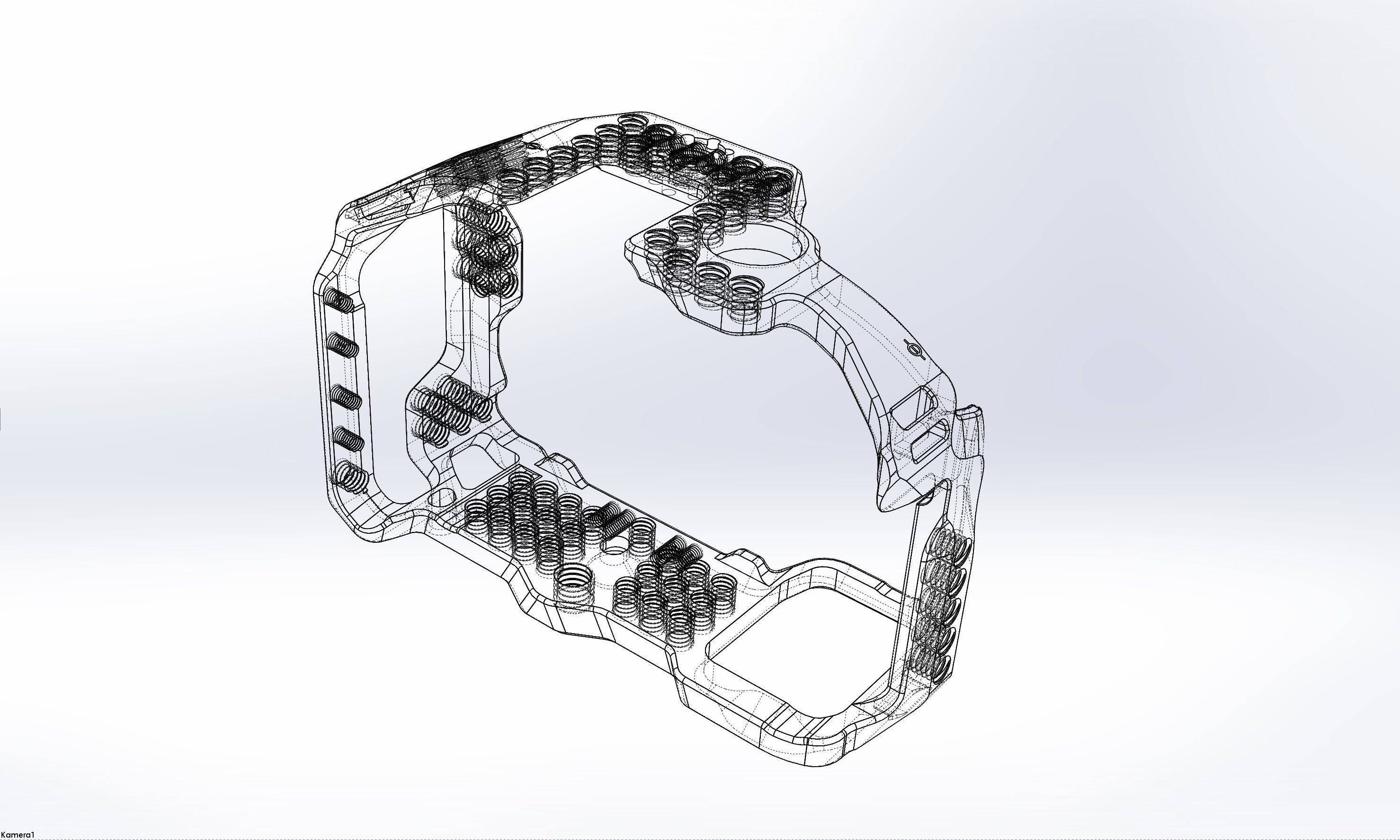 Cage for Camera Sony A7RIII CAD CNC 3D 3D print model_20