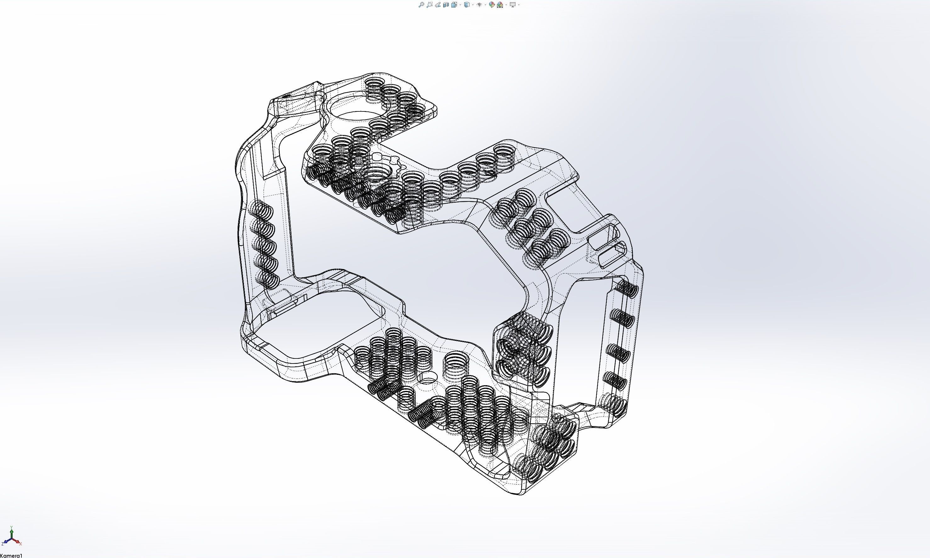 Cage for Camera Sony A7RIII CAD CNC 3D 3D print model_19