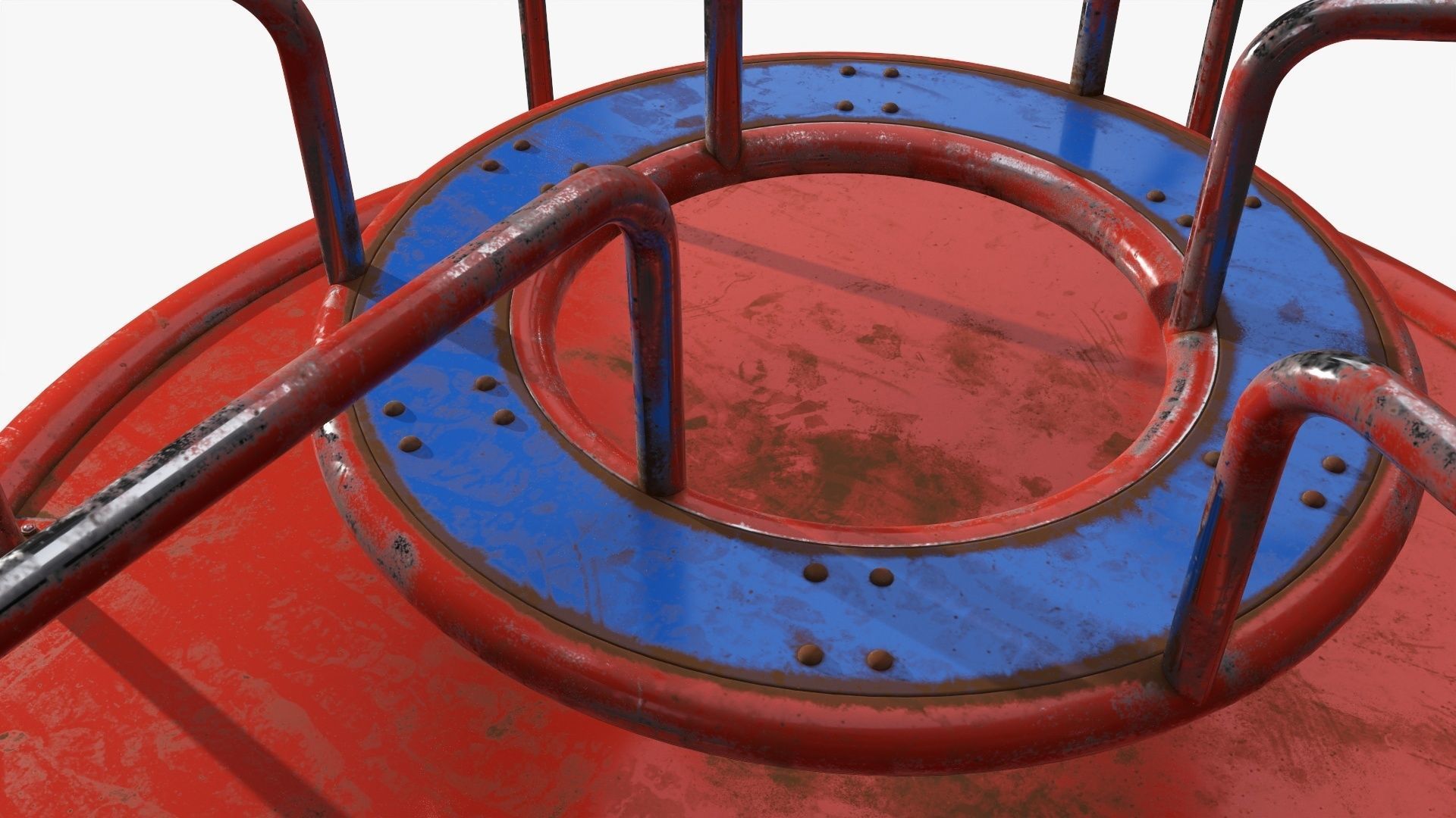 Carousel Merry-go-round 01 3D model_3