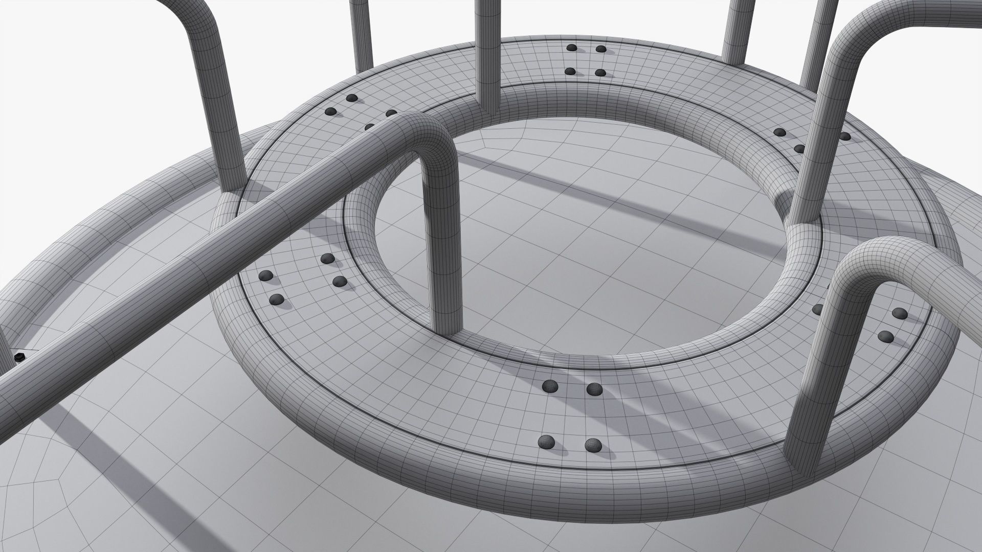 Carousel Merry-go-round 01 3D model_8