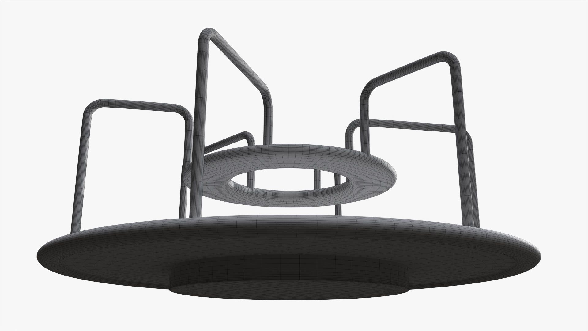 Carousel Merry-go-round 01 3D model_7