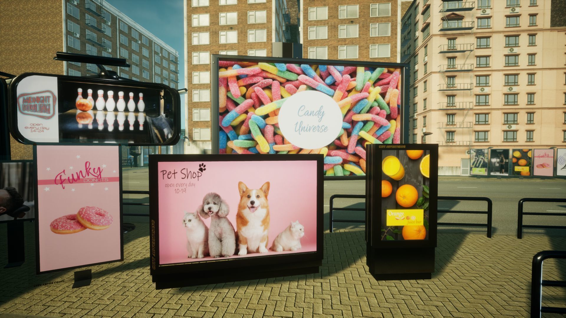 Advertising Panels 6 Unreal Engine Low-poly 3D model_12