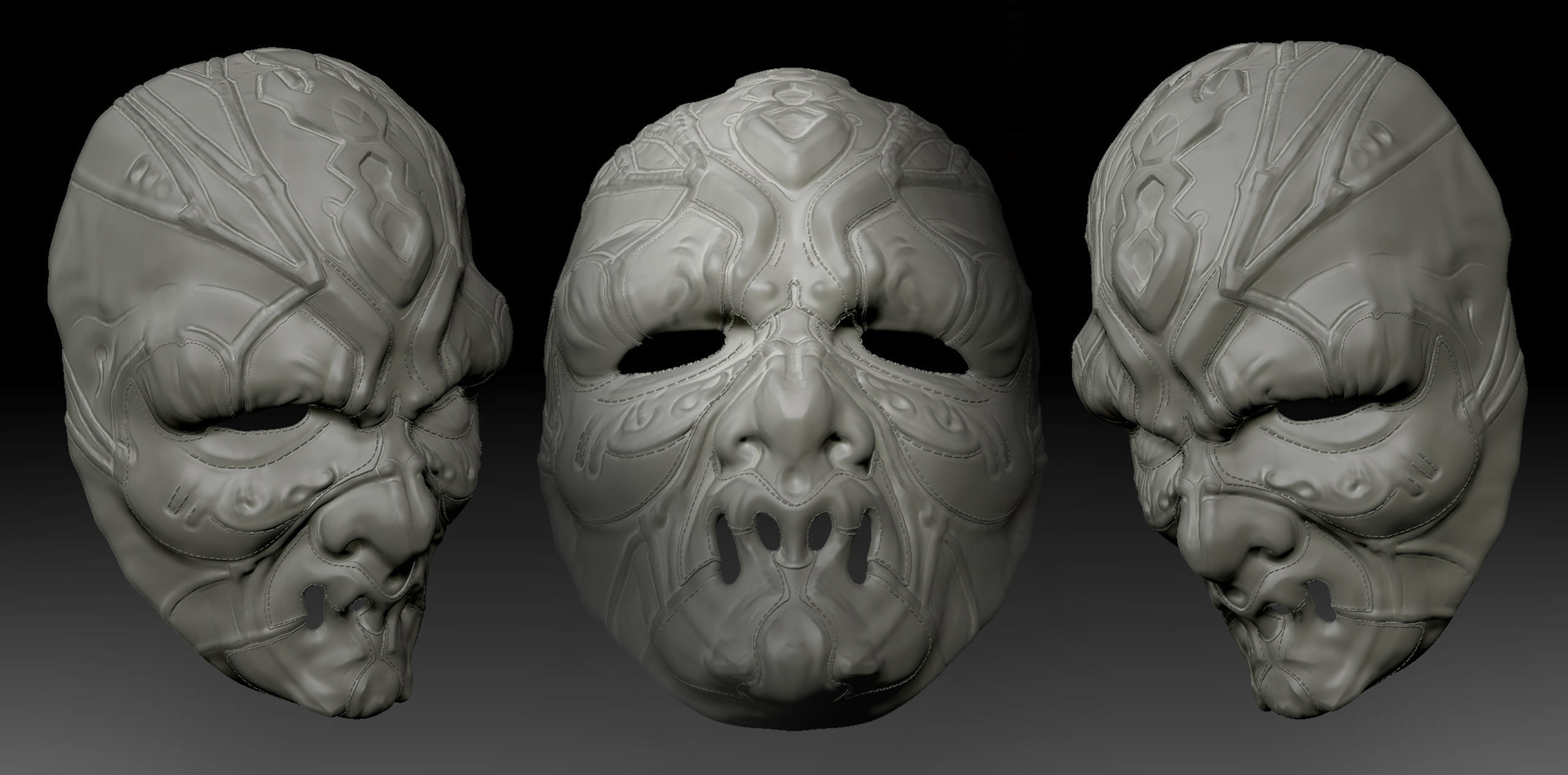 Brutal Mask Lector Anibal 3D model_3
