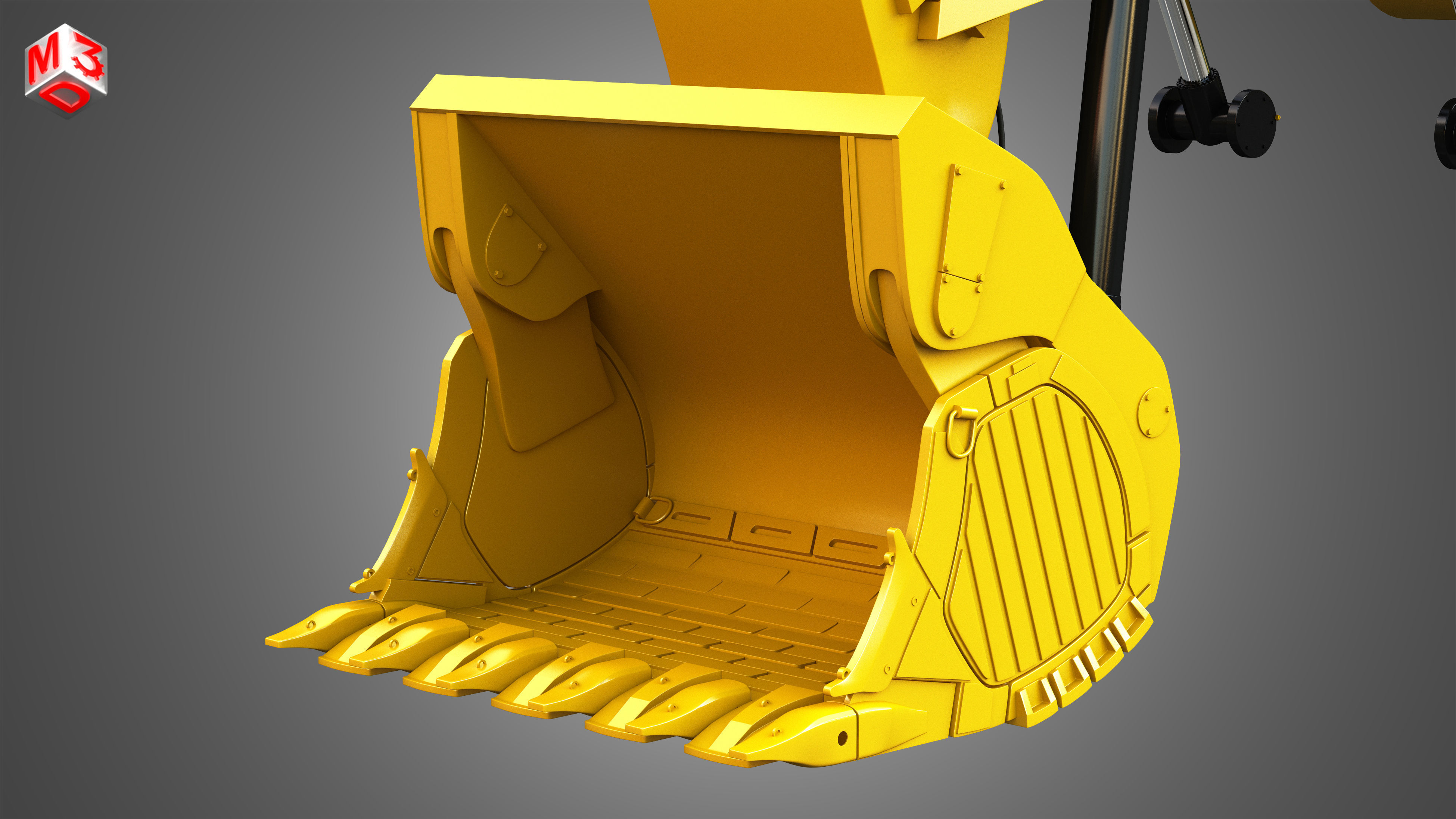 Hydraulic Shovel arm and Bucket  - 6030 FS 3D model_12