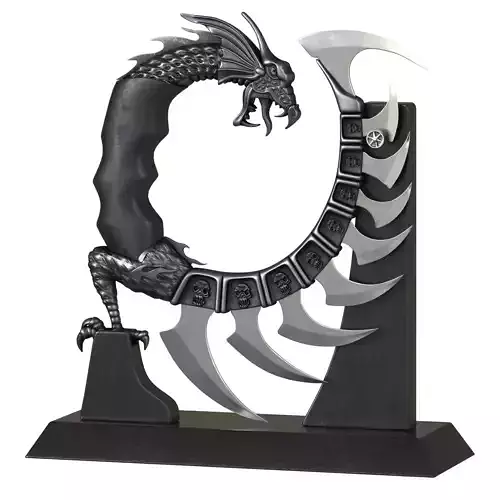 Fantasy Master FM-571 Fantasy Dragon Show Blade with Stand