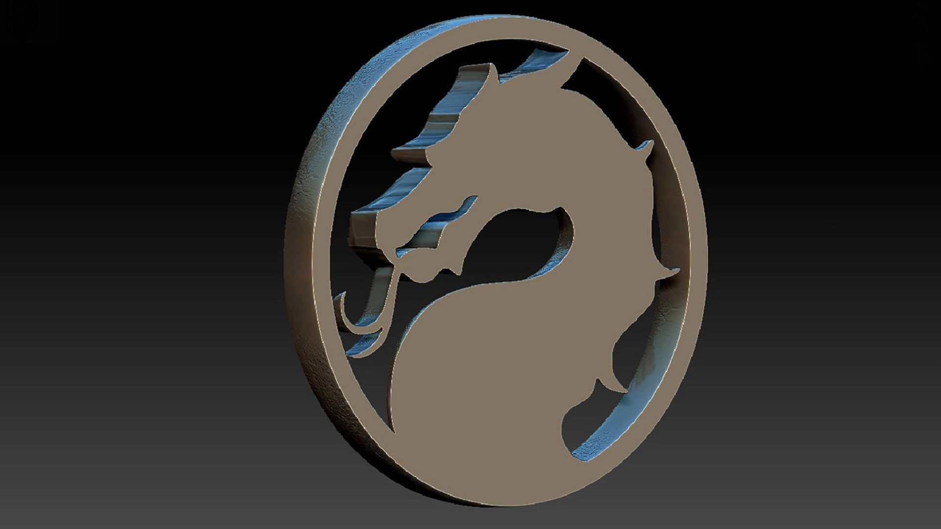 Mortal Kombat amulets 3D print model_4