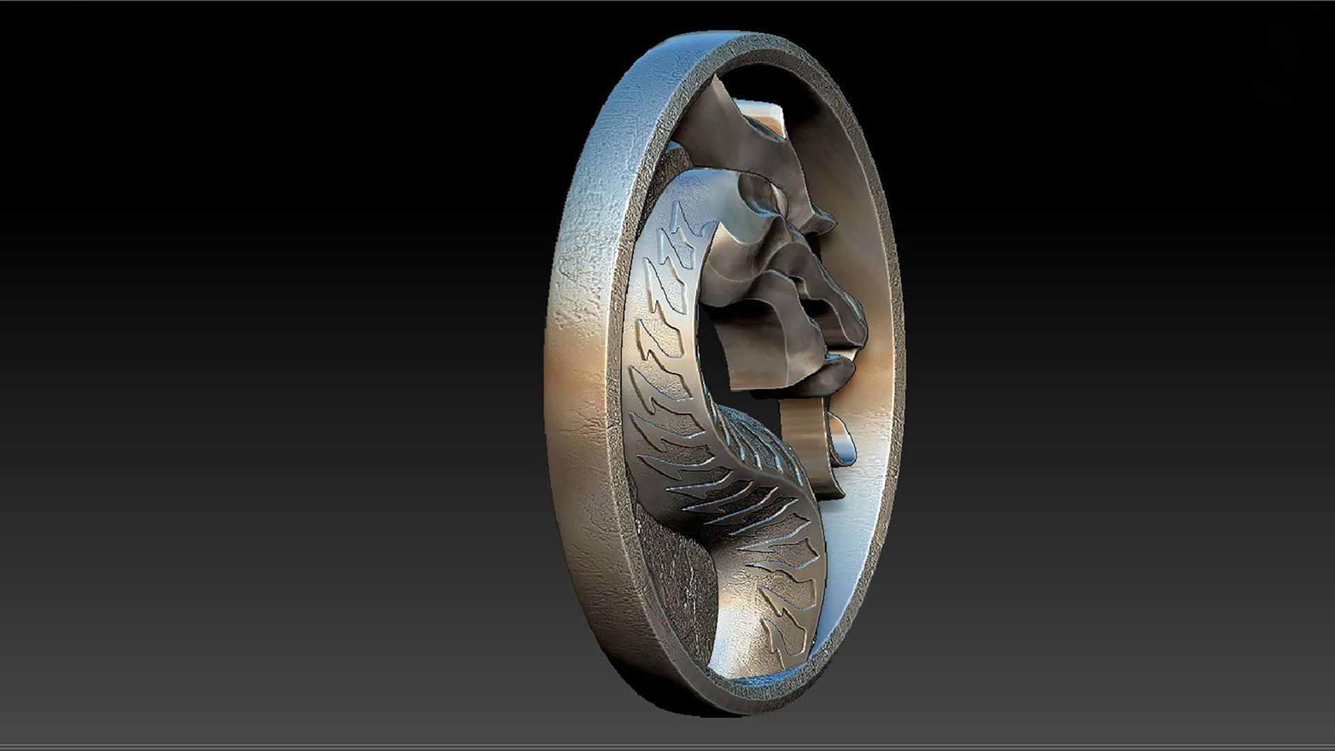 Mortal Kombat amulets 3D print model_6
