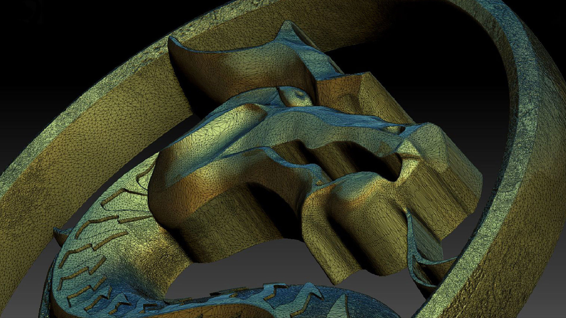 Mortal Kombat amulets 3D print model_8