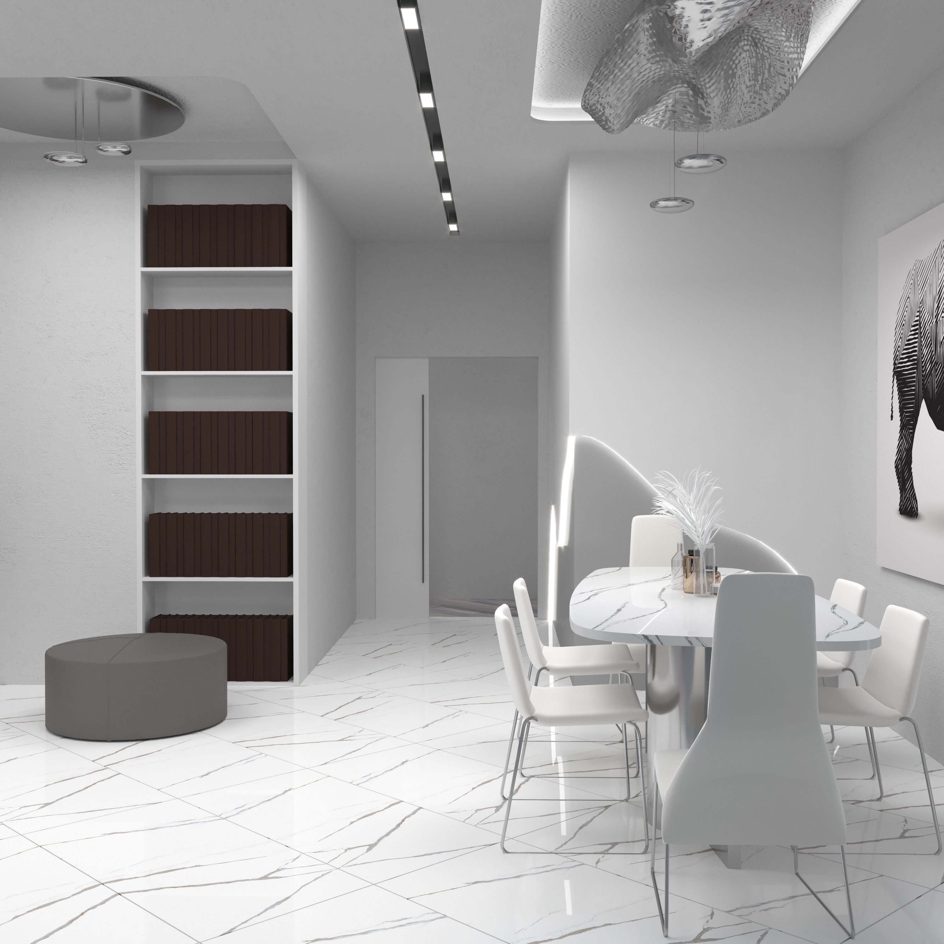 FUTURISTIC HOME  3D model_6