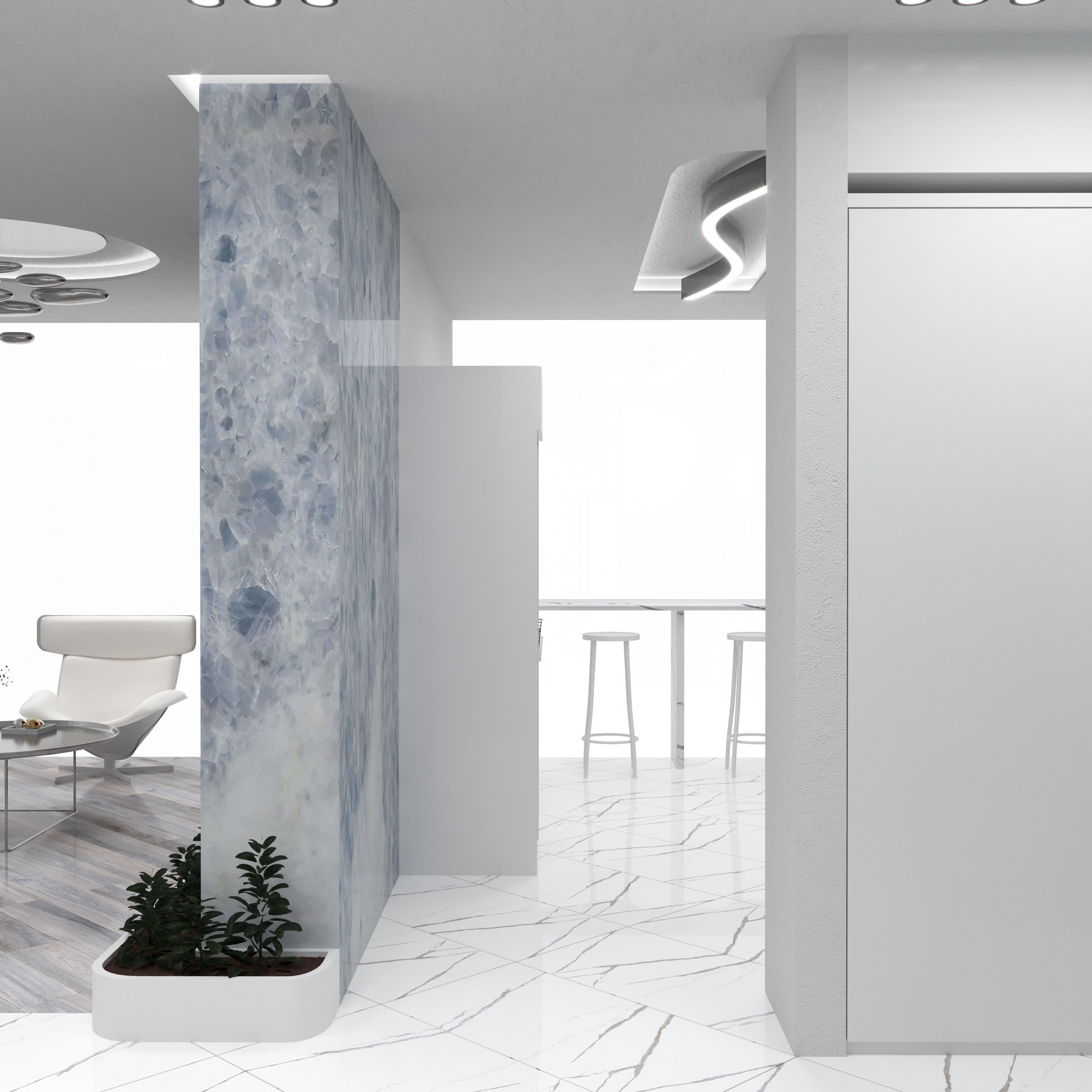 FUTURISTIC HOME  3D model_9