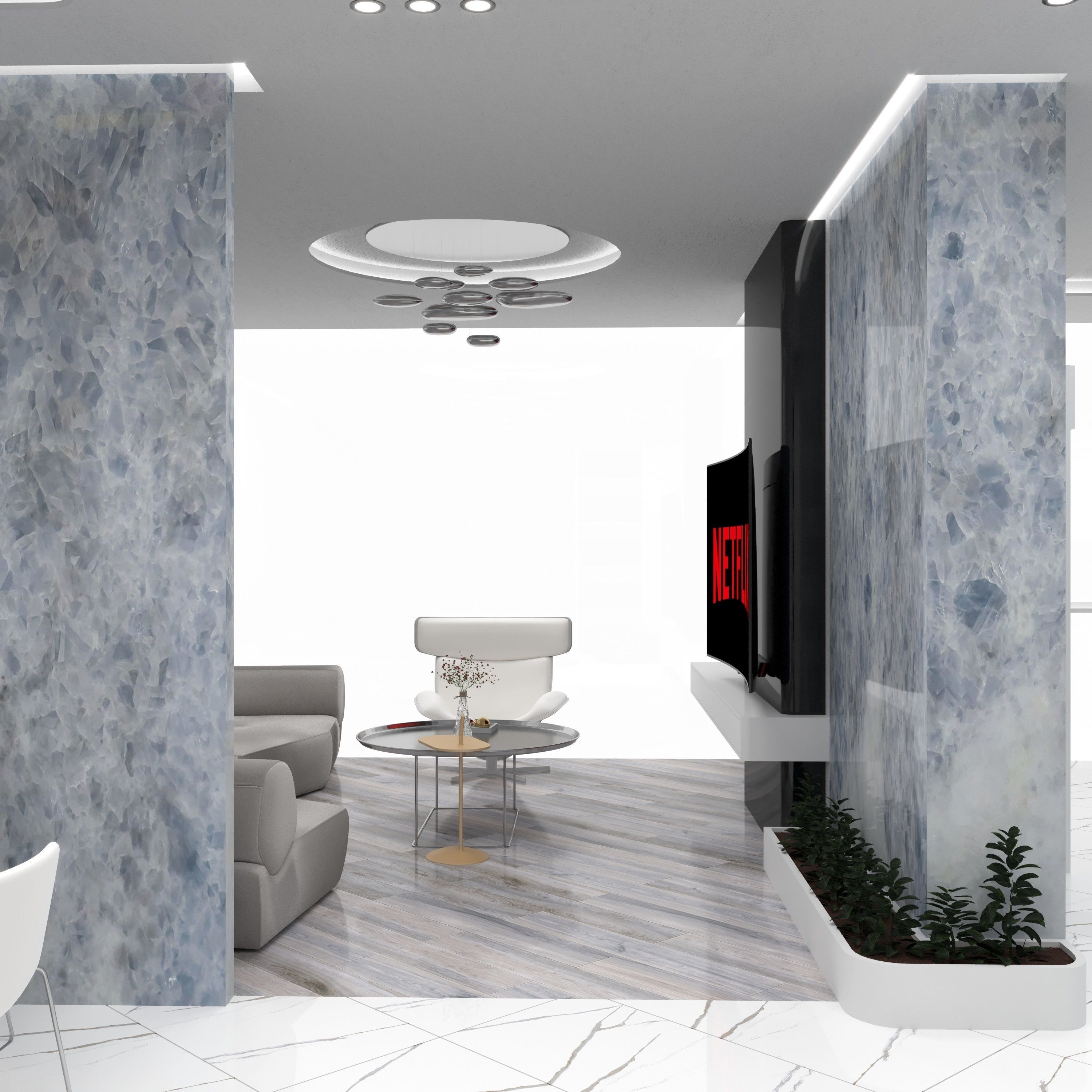 FUTURISTIC HOME  3D model_10