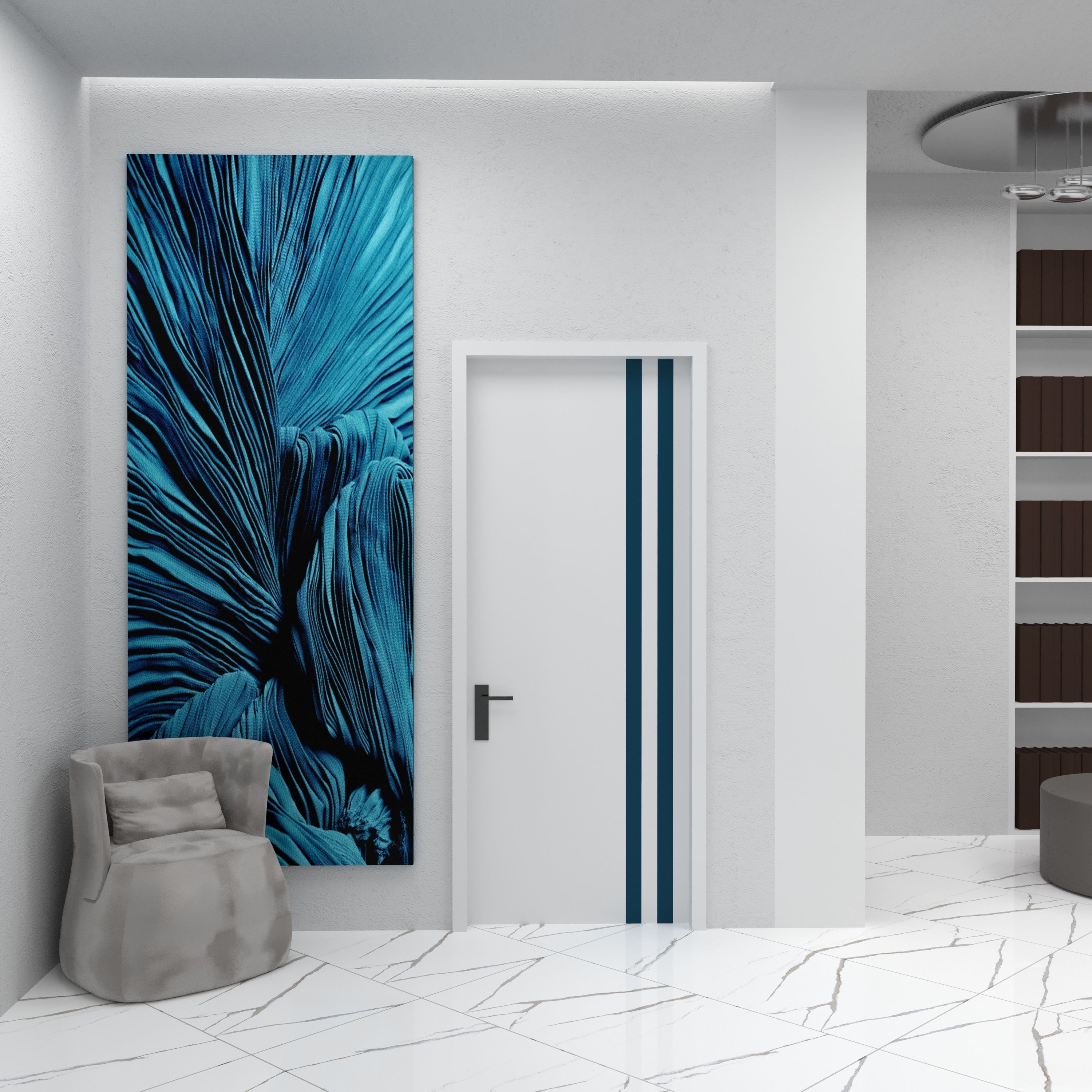 FUTURISTIC HOME  3D model_2