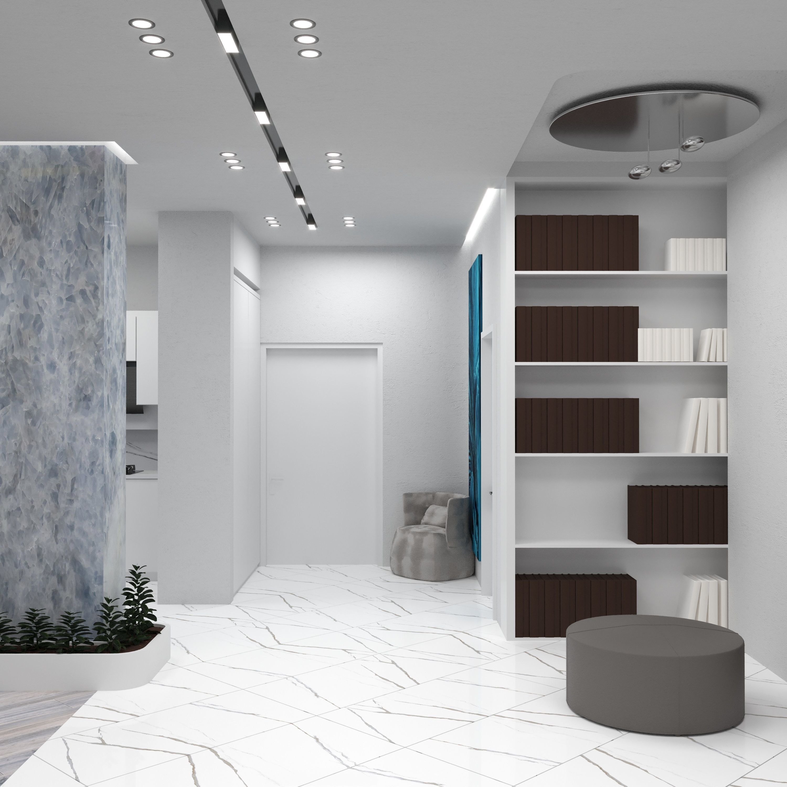 FUTURISTIC HOME  3D model_7