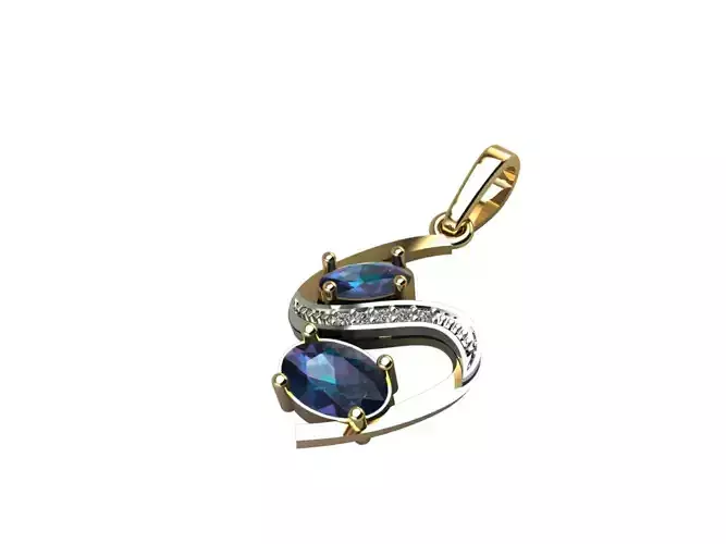 Pendant with diamonds und2264