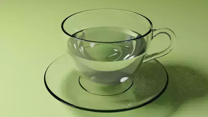 Coffee cup with saucer