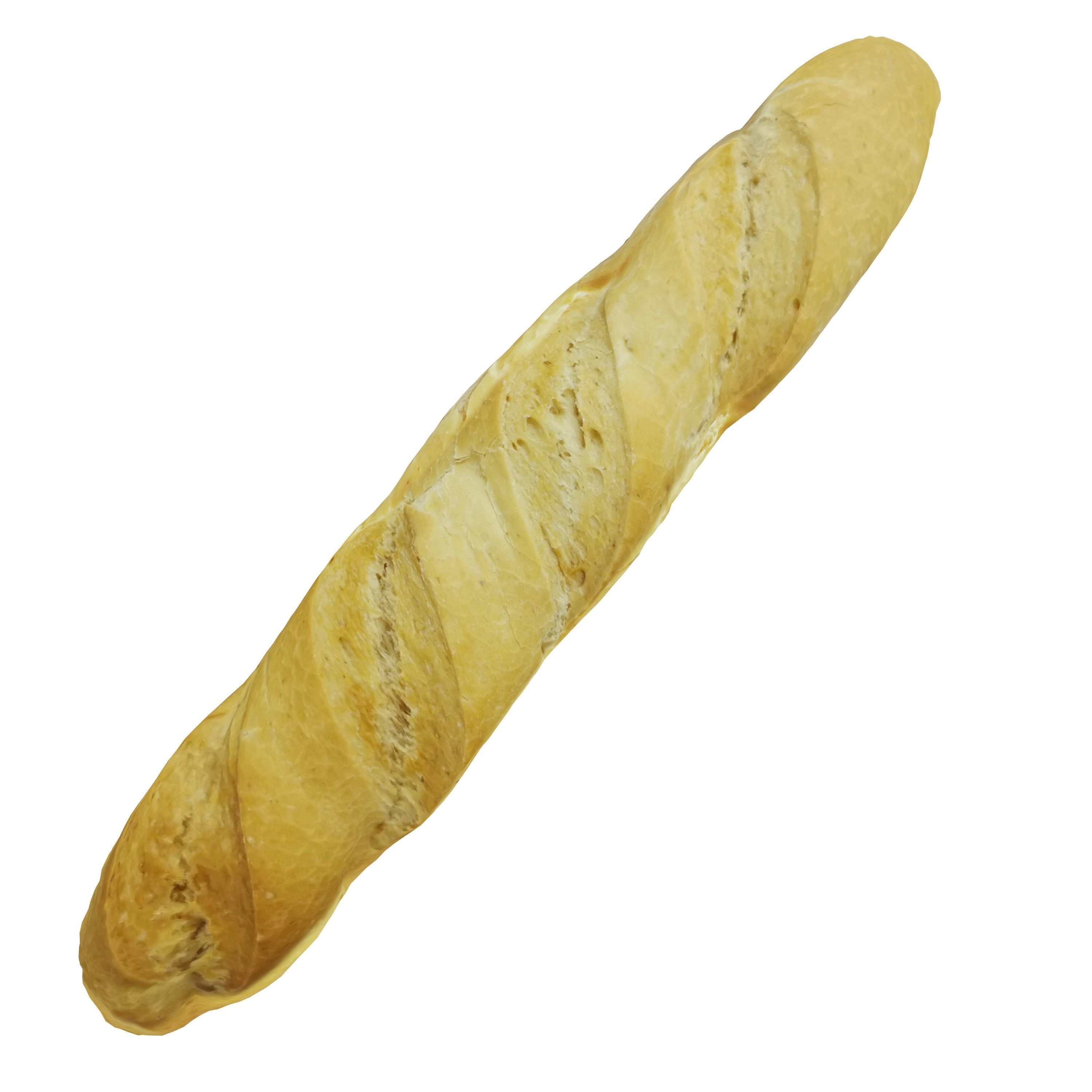 baguette 40cm 3D model_4