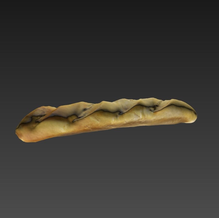 baguette 40cm 3D model_8