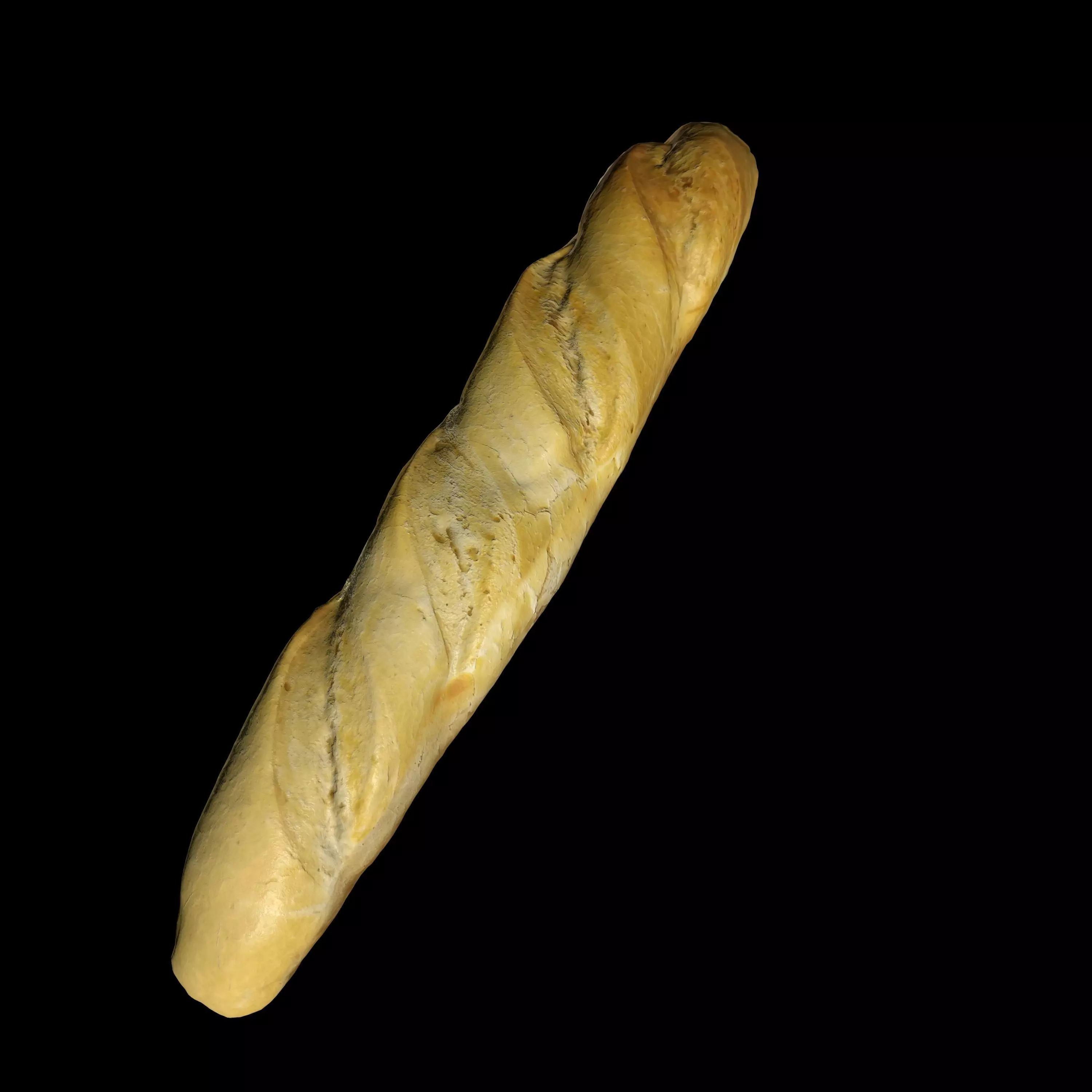 baguette 40cm 3D model_0