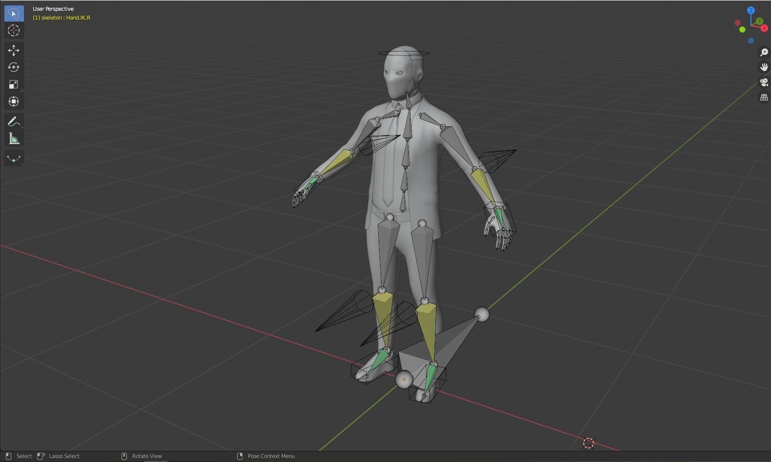 Masked Killer Game ready Low-poly 3D model_8