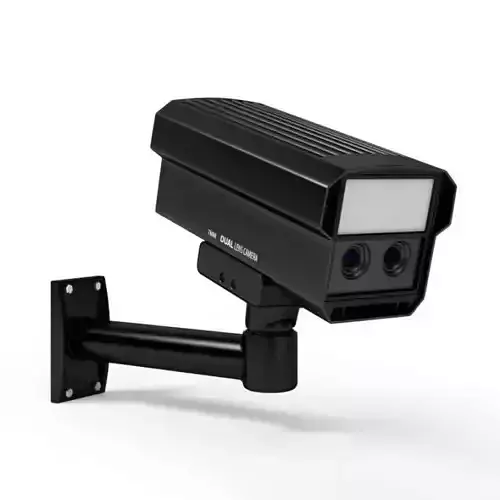 Black Plastic Security Camera