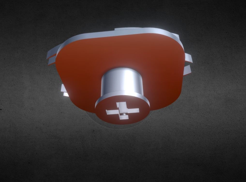 Spider Flat KeyCap 3D print model_24