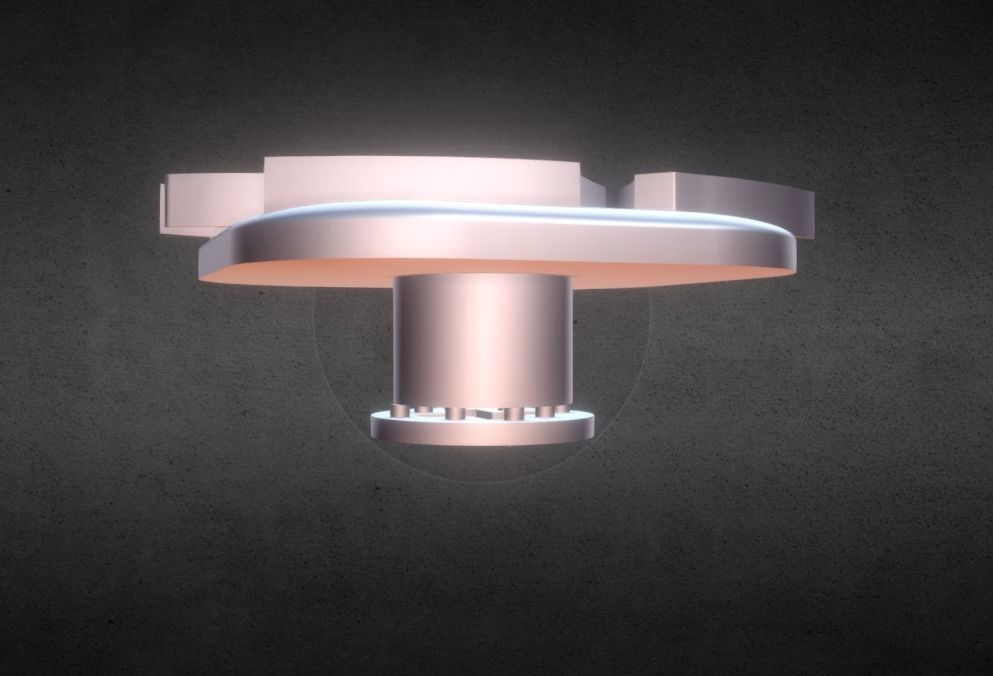 Spider Flat KeyCap 3D print model_9