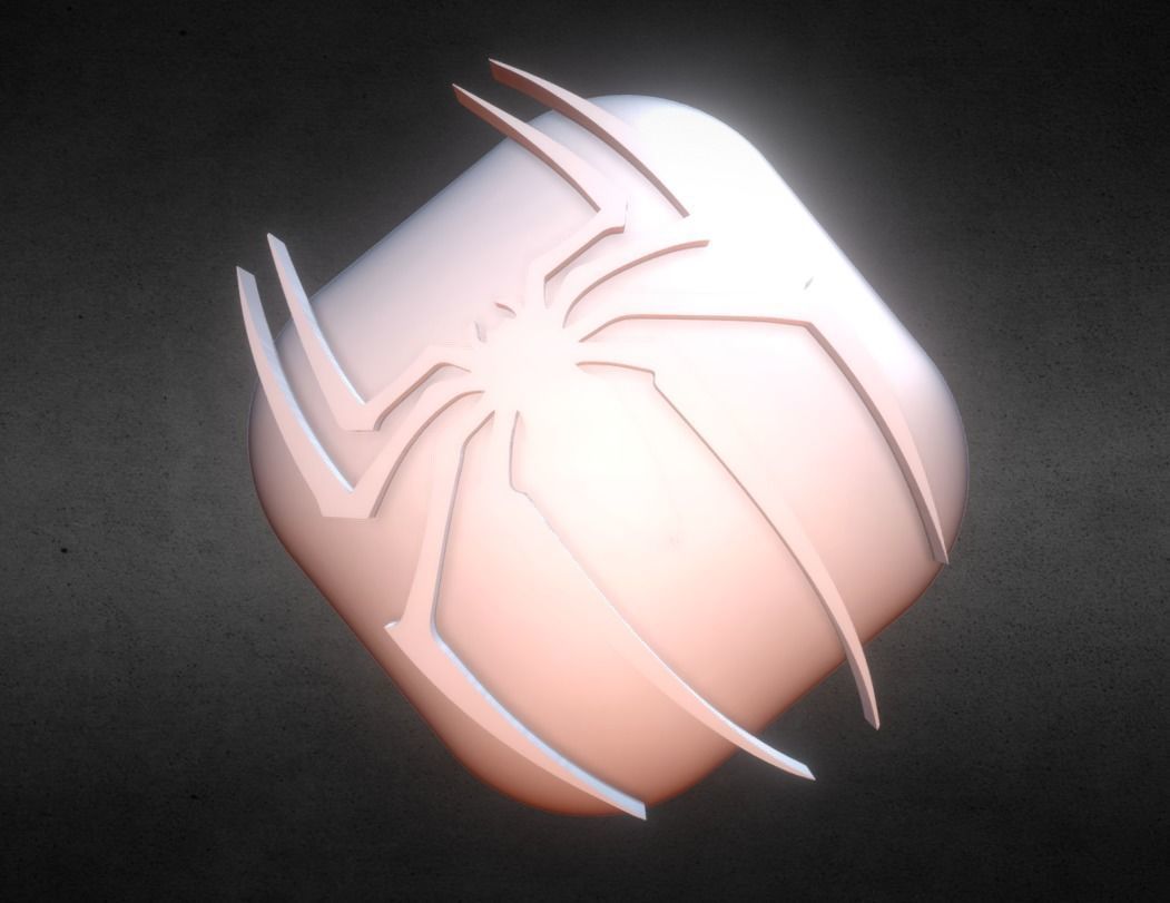 Spider Flat KeyCap 3D print model_12