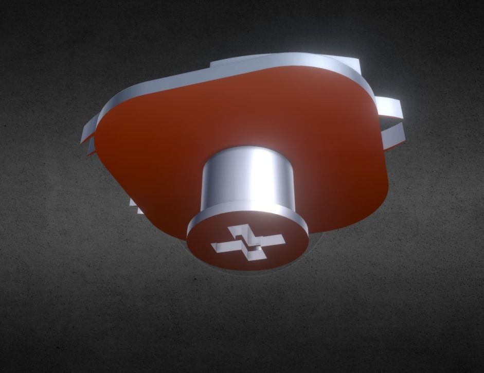 Spider Flat KeyCap 3D print model_7