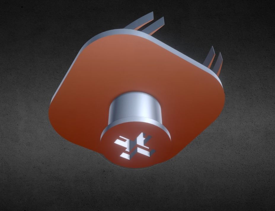 Spider Flat KeyCap 3D print model_11