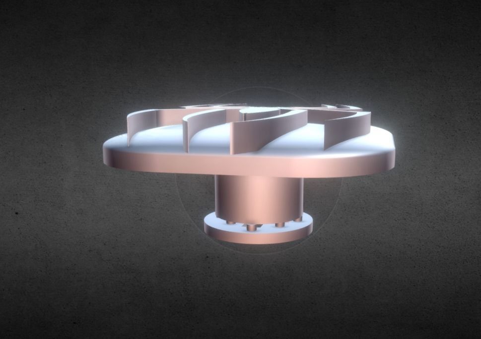 Spider Flat KeyCap 3D print model_15