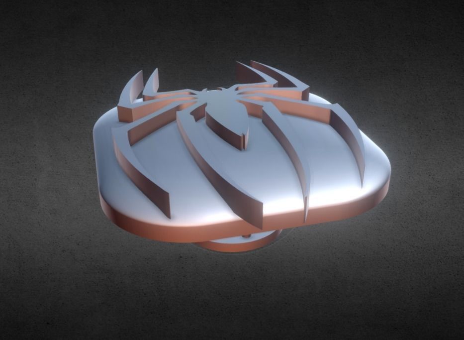 Spider Flat KeyCap 3D print model_19