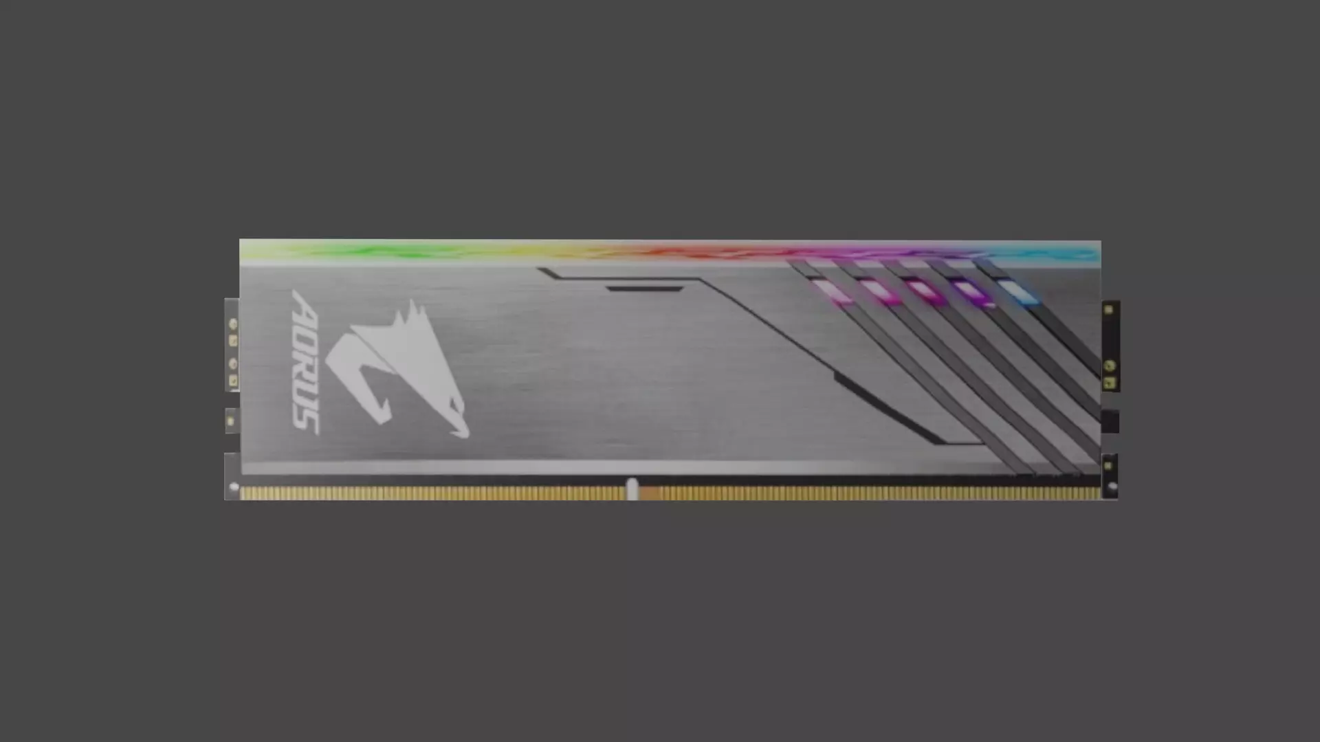 Low Poly Aorus Gigabyte 8 gb Ram Free low-poly 3D model