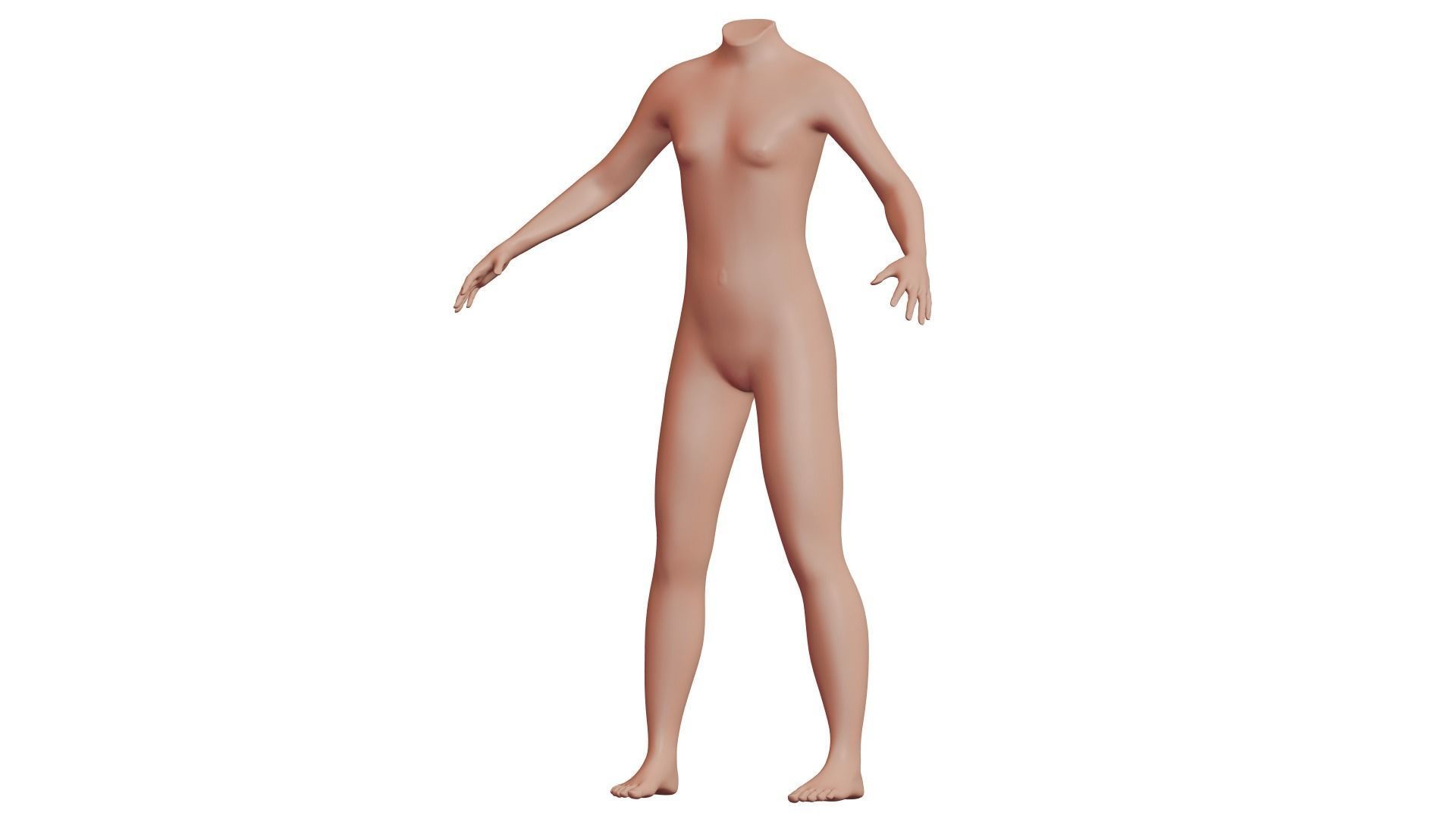 Character 36 High and Low-poly - Body male 3D model_2